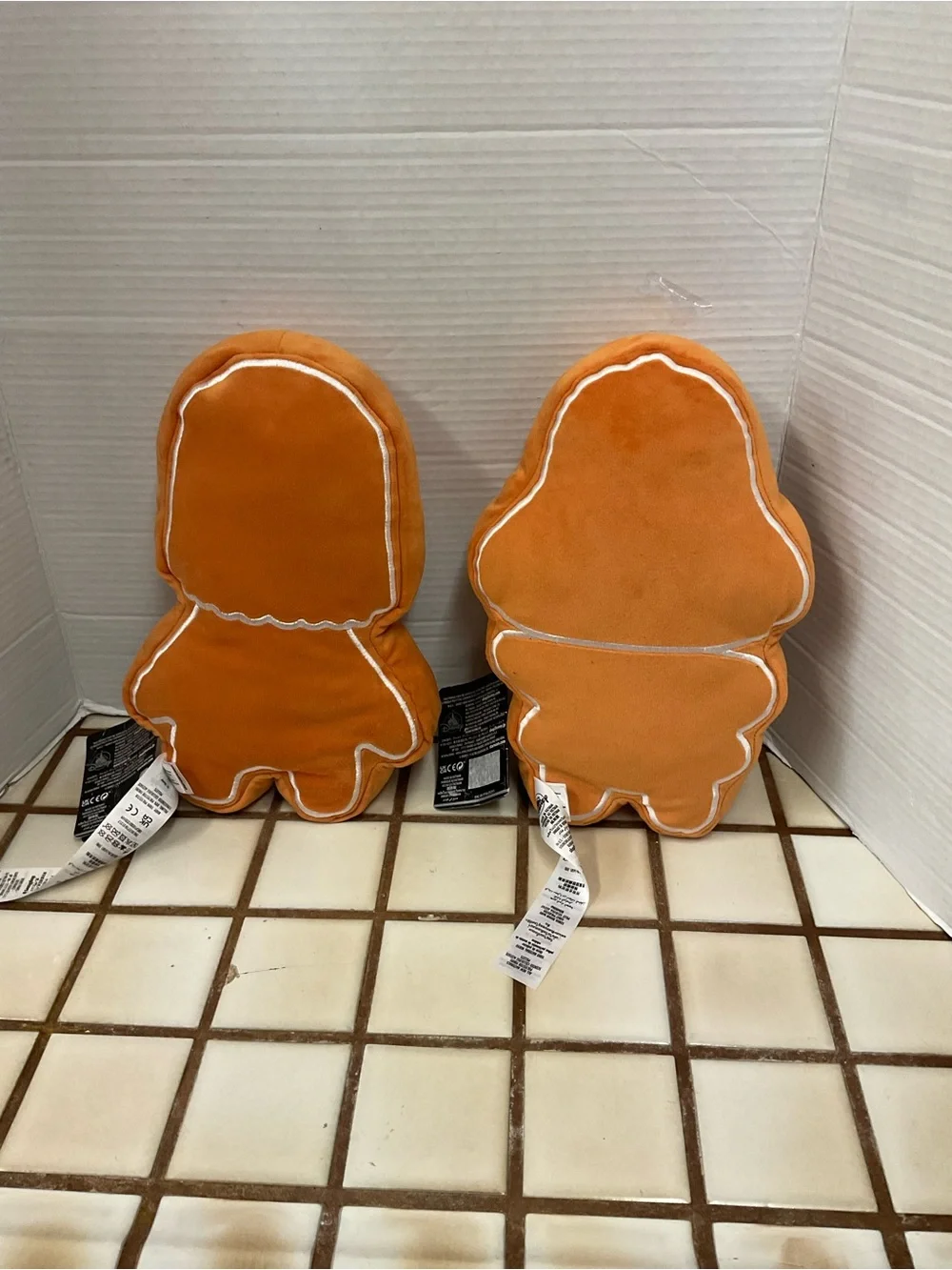 Star Wars Gingerbread Chewbacca & Darth Vader Plush Duo - Orange